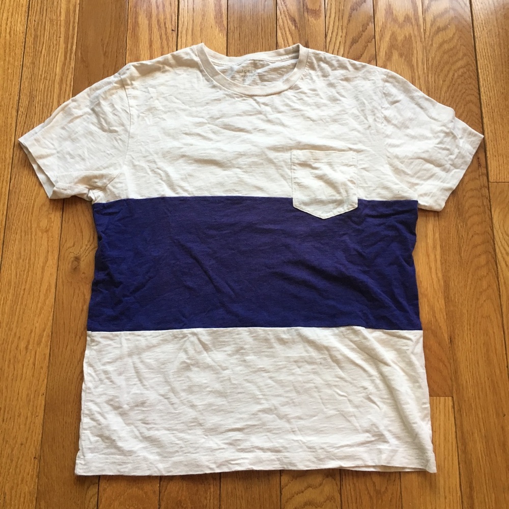 J. Crew Men's Colorblock Short Sleeve T-Shirt